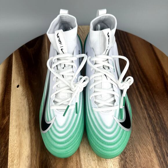 Nike Air Zoom Vapor Pro 1 Men's 9 Green White Football Cleats HM8850-100 - Picture 2 of 6